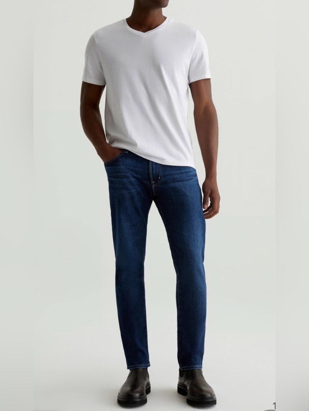 AG Adriano Tellis jeans Men's Slim Straight Jeans in Dark Blue 32x32